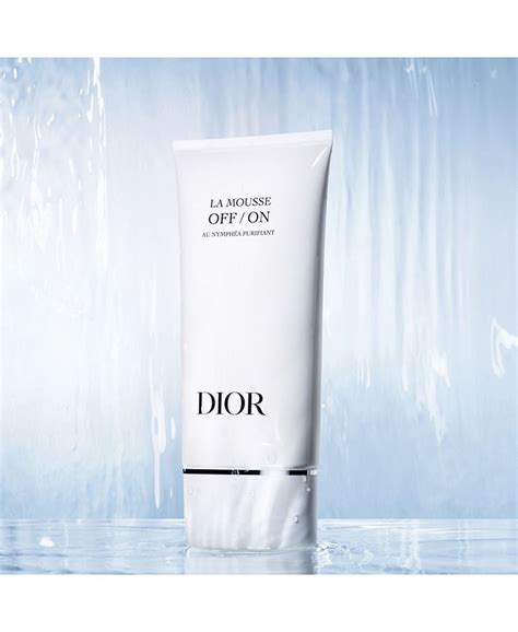 dior la mousse on/off|dior lotion to foam cleanser.